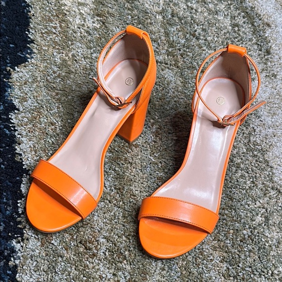 COASIS Women's Chunky Block Heels Open Toe Ankle Strap 3.5" Sandals 8.5 Worn 1X - Picture 9 of 14